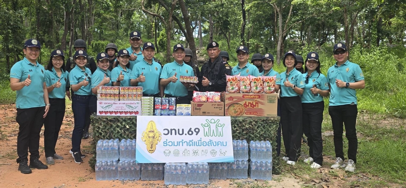 ผนึกพลังแห่งศรัทธา ร่วมส่งกำลังใจสู่แนวหน้า หนุน จนท.ทหารชายแดนไทย–กัมพูชา