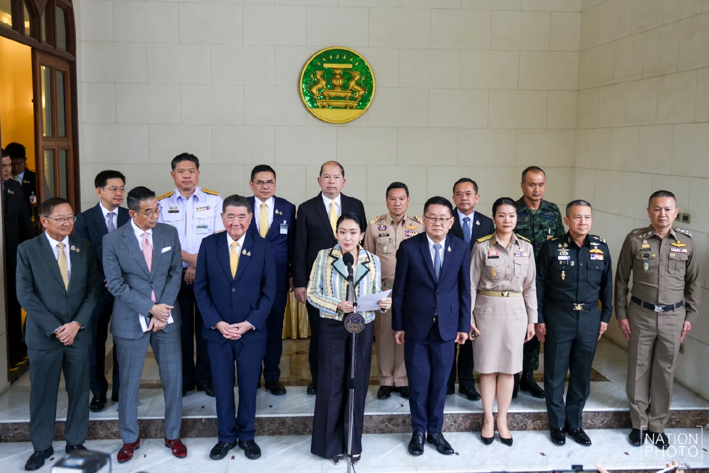 "นายกอิ๊งค์" นำแถลง ยกระดับมาตรการ แก้อาชญากรรมจากฝั่งกัมพูชา