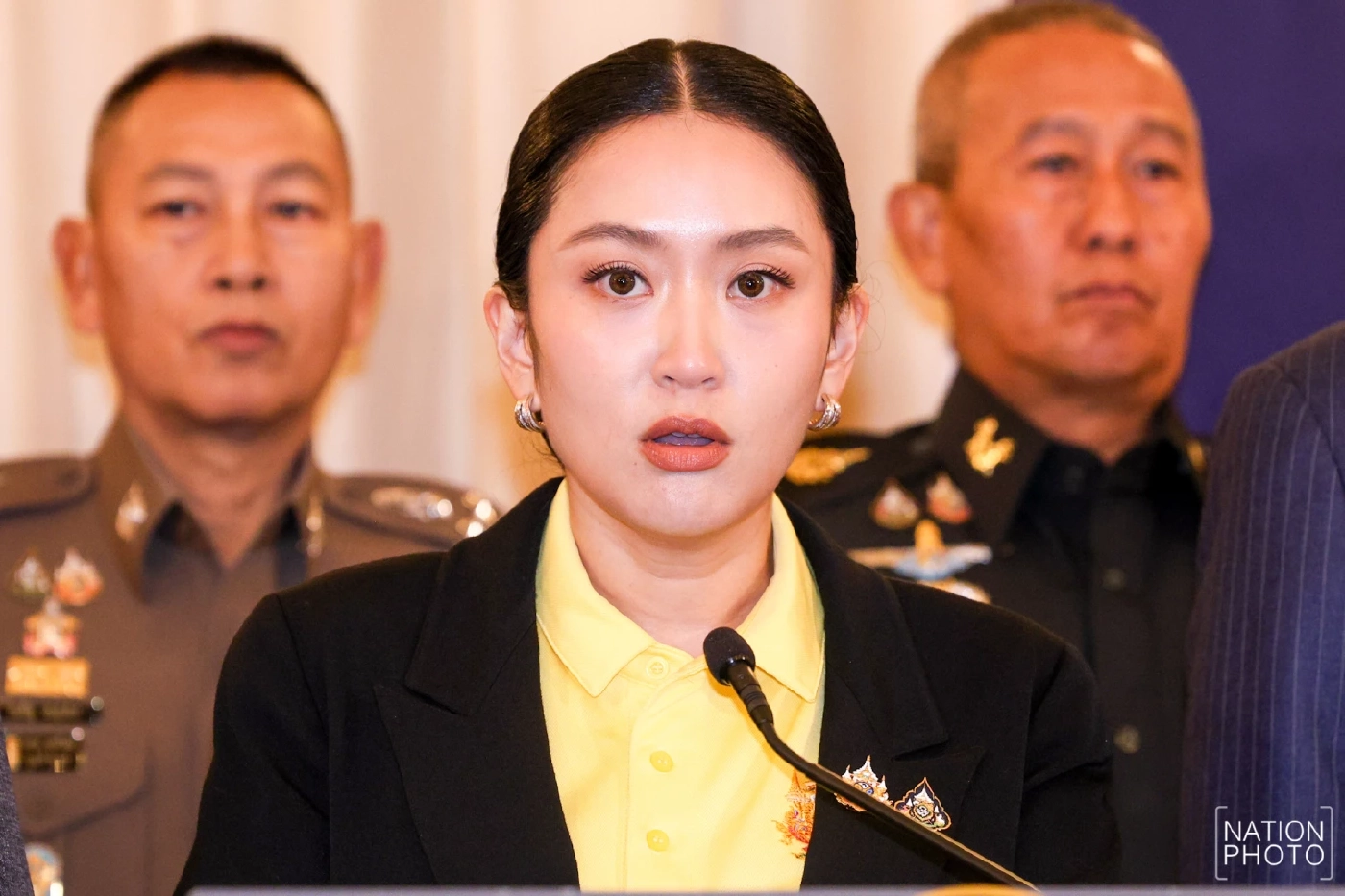 น.ส.แพทองธาร ชินวัตร นายกรัฐมนตรีของพรรคเพื่อไทย