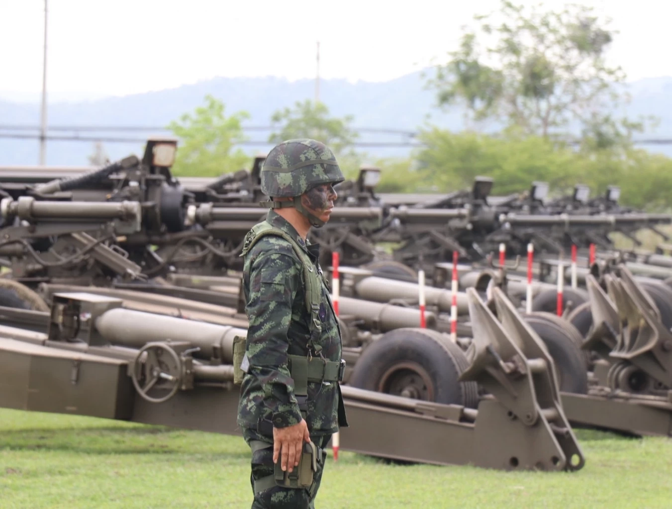 ทหารราบ-ปืนใหญ่-สไตร์เกอร์ ทัพ1 พร้อมเสริมทัพชายแดนไทย-กัมพูชา