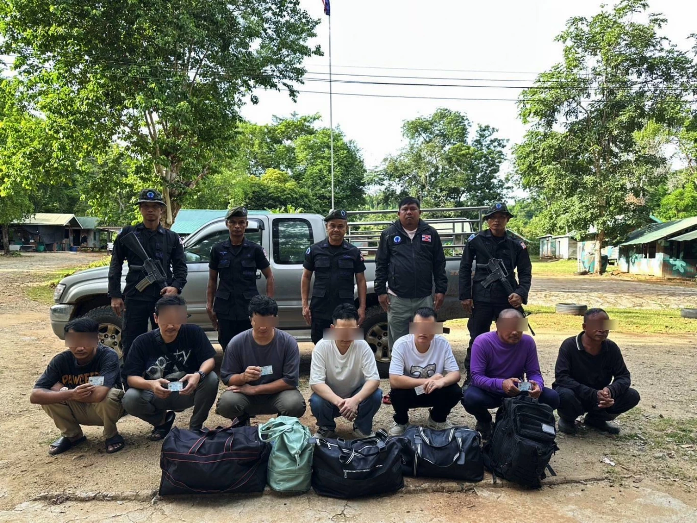 จับ "ผู้ต้องหา ไทย- จีน" ขณะกำลังหลบหนีข้ามไปกัมพูชาไปทำงานบ่อนพนัน