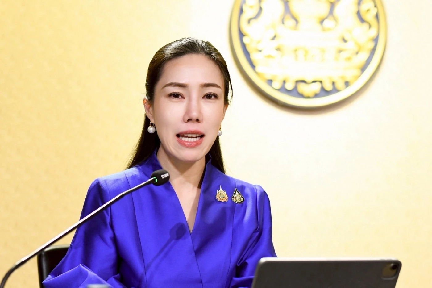 นางสาวศศิกานต์ วัฒนะจันทร์ รองโฆษกประจำสำนักนายกรัฐมนตรี 