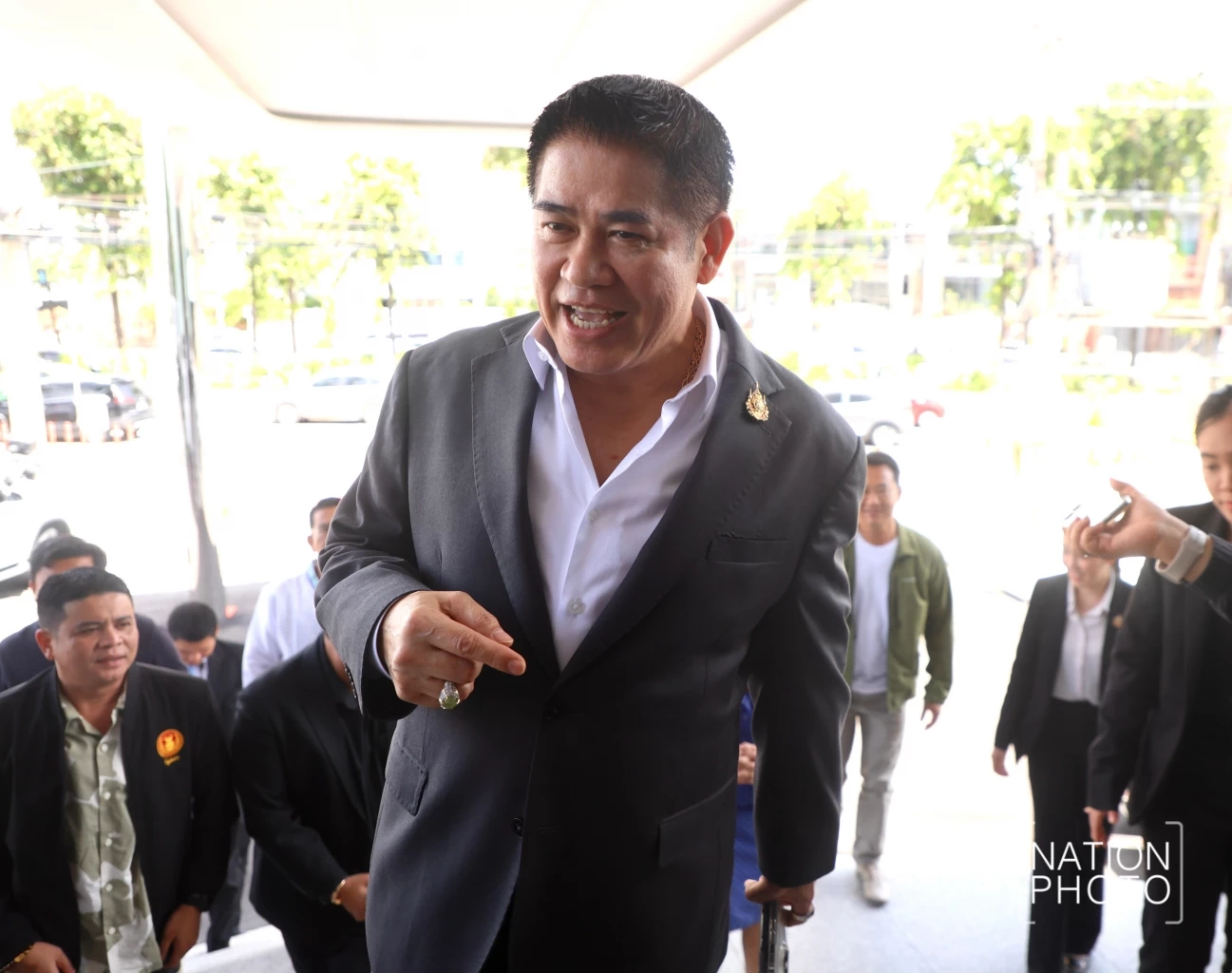  ร.อ.ธรรมนัส​ พรหมเผ่า​ ประธานที่ปรึกษาพรรคกล้าธรรม