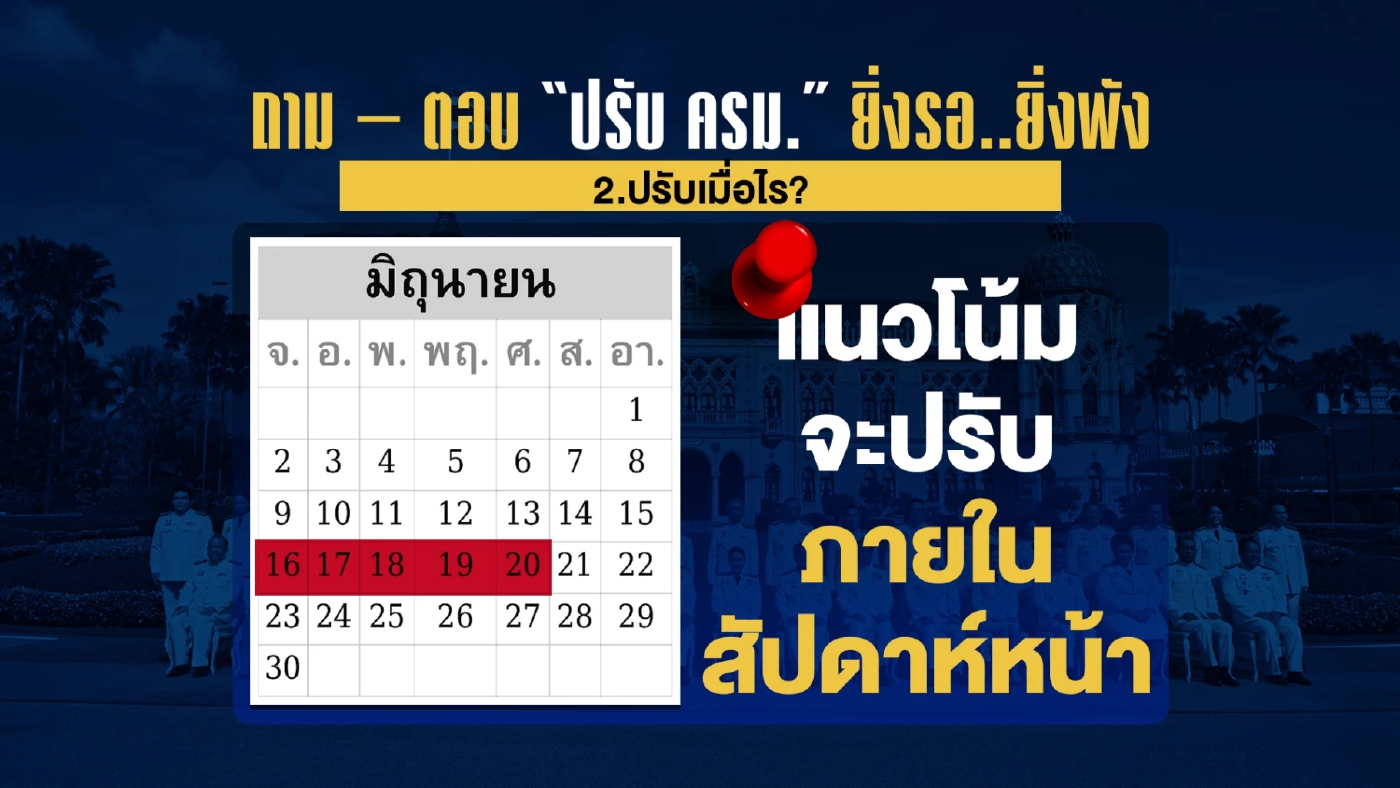 ปรับ ครม. \"ยิ่งรอ..ยิ่งพัง..ยิ่งฝุ่นตลบ\"