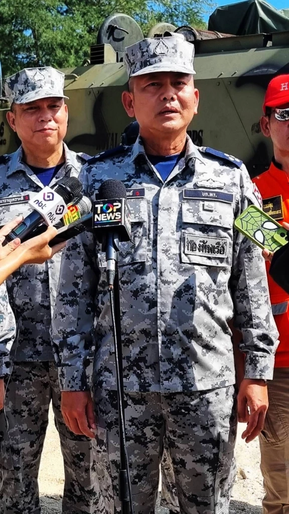 "ผบ.ทร." ลั่น ขอรัฐบาลสั่ง "ทบ.-ทอ.-ทร." พร้อมยกพลช่วยช่องบกทันที