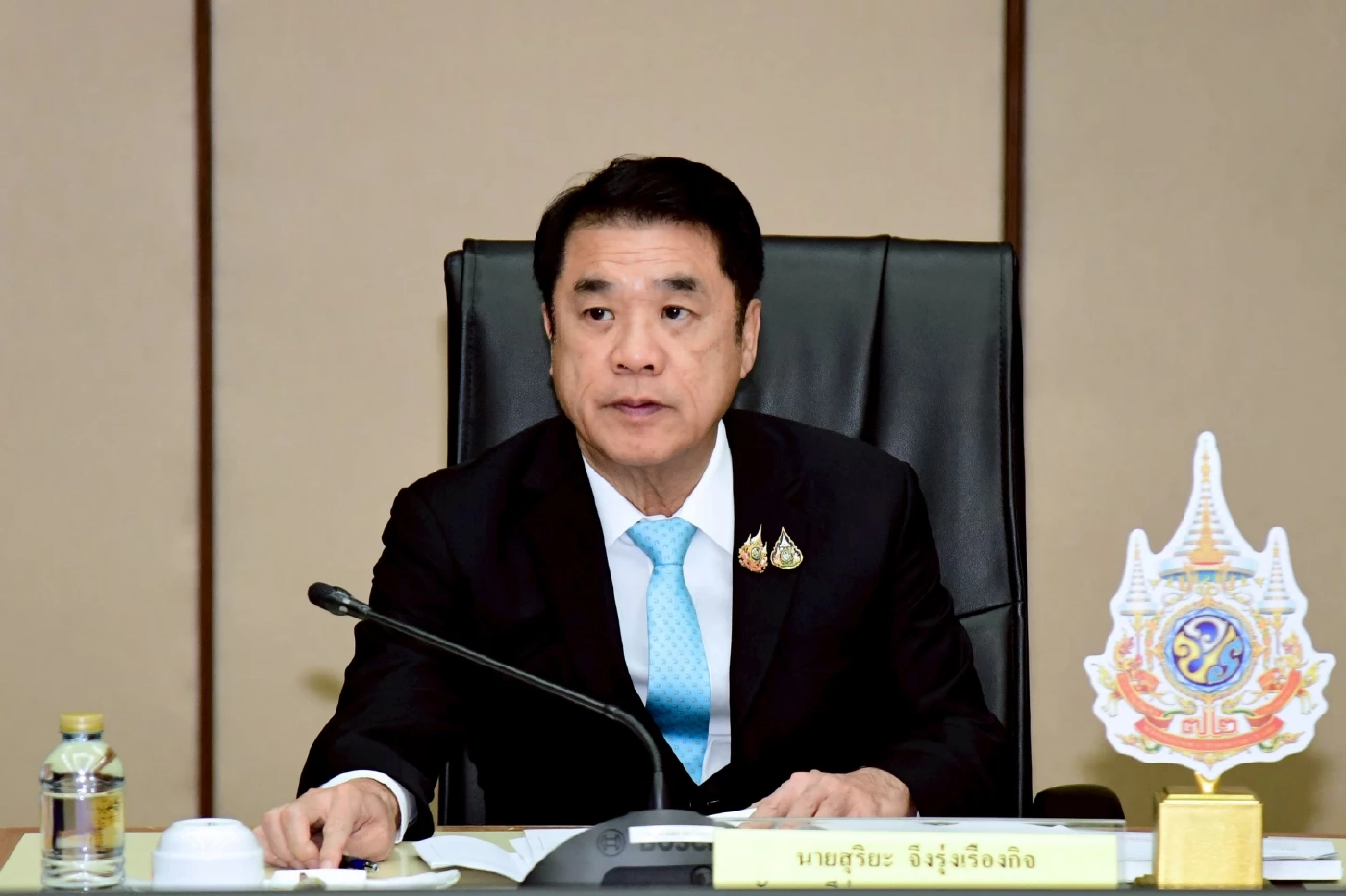 นายสุริยะ จึงรุ่งเรืองกิจ รองนายกรัฐมนตรีและรัฐมนตรีว่าการกระทรวงคมนาคม