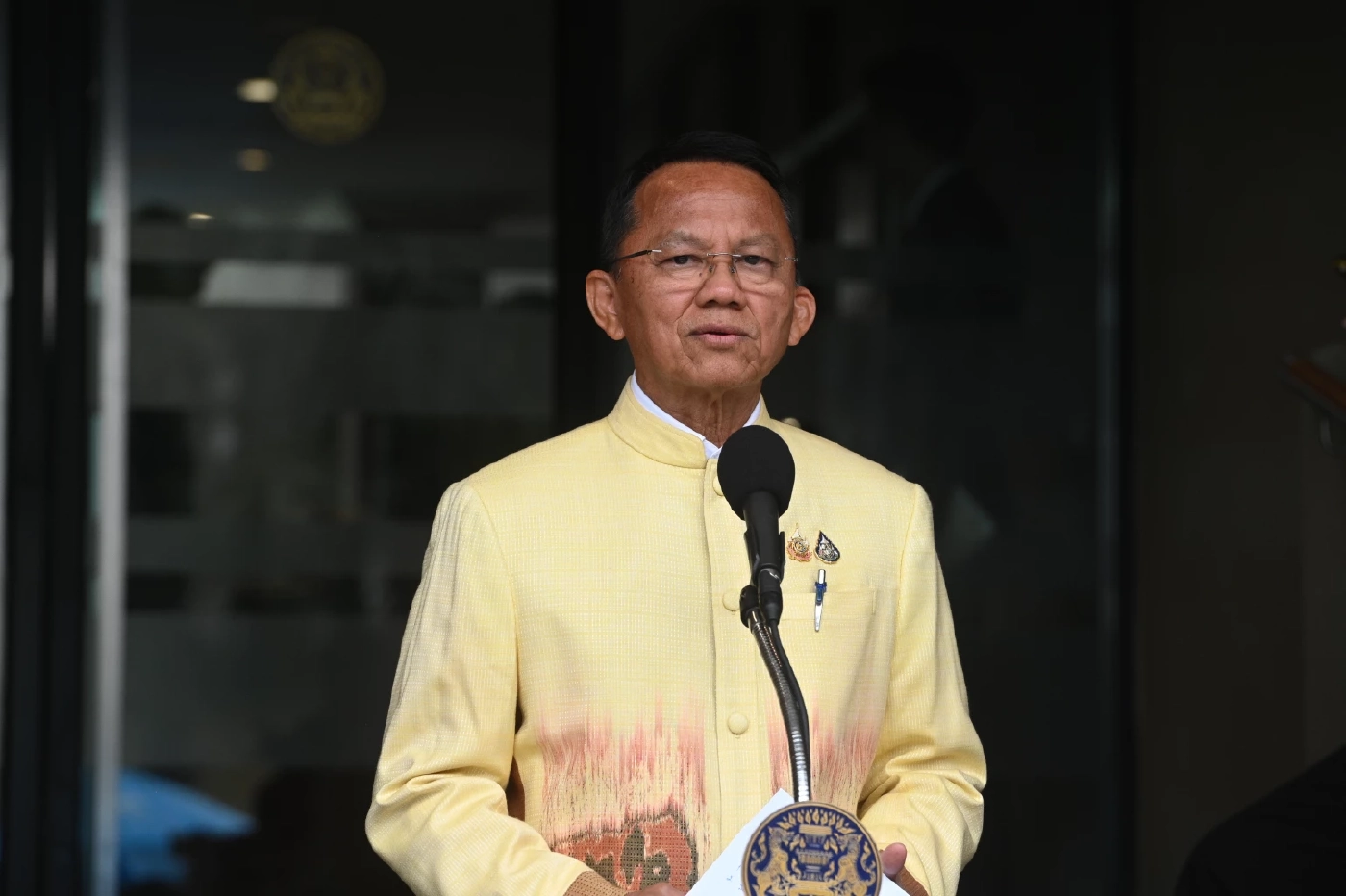 นายสมศักดิ์ เทพสุทิน รัฐมนตรีว่าการกระทรวงสาธารณสุข