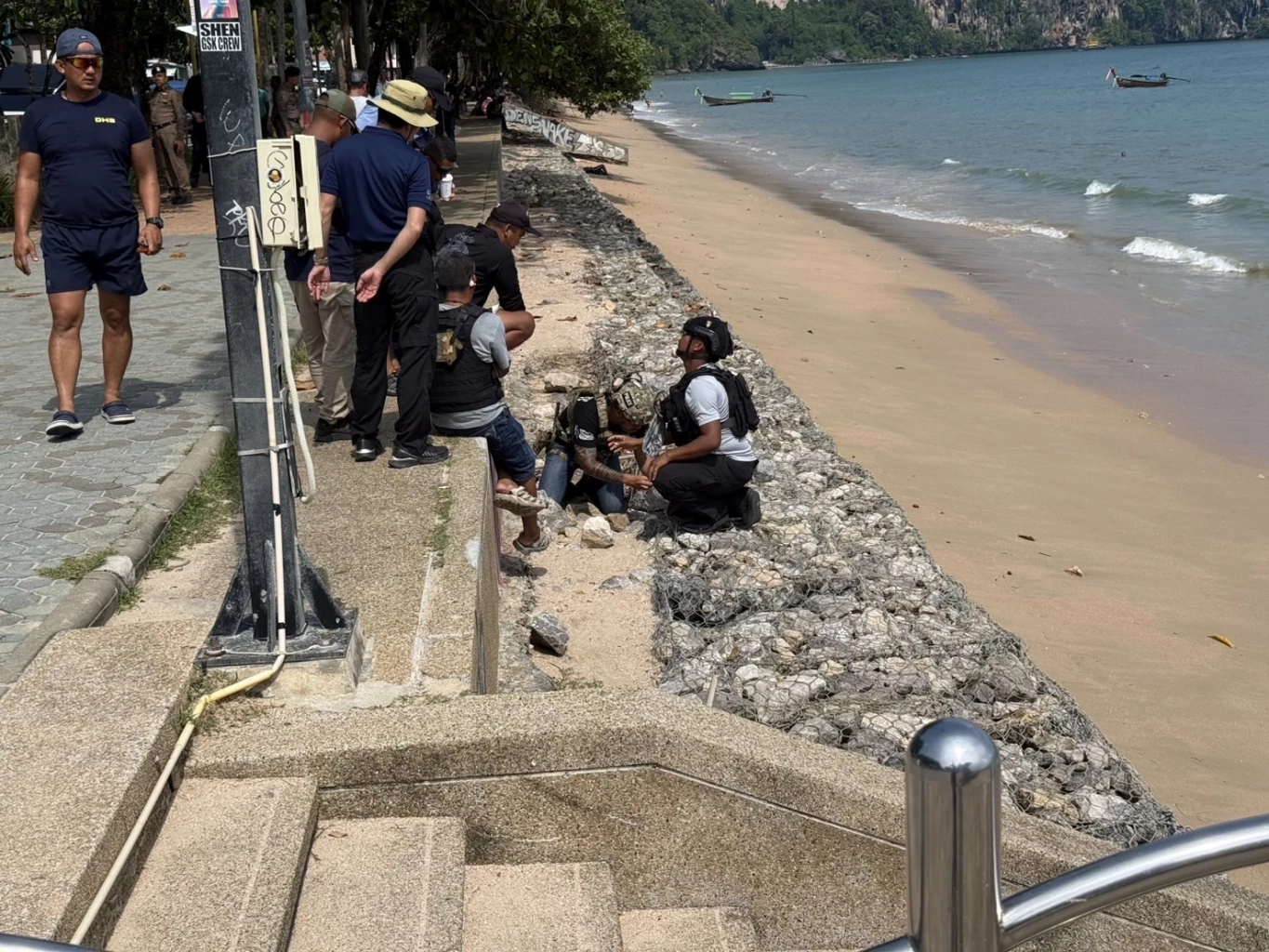 เจอเพิ่มอีก 1 ลูก วางบึ้มป่วนหาดอ่าวนาง ตั้งเวลาจุดชนวน 120 วัน