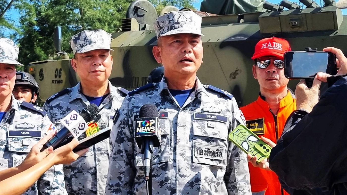 "ผบ.ทร." ลั่น ขอรัฐบาลสั่ง "ทบ.-ทอ.-ทร." พร้อมยกพลช่วยช่องบกทันที