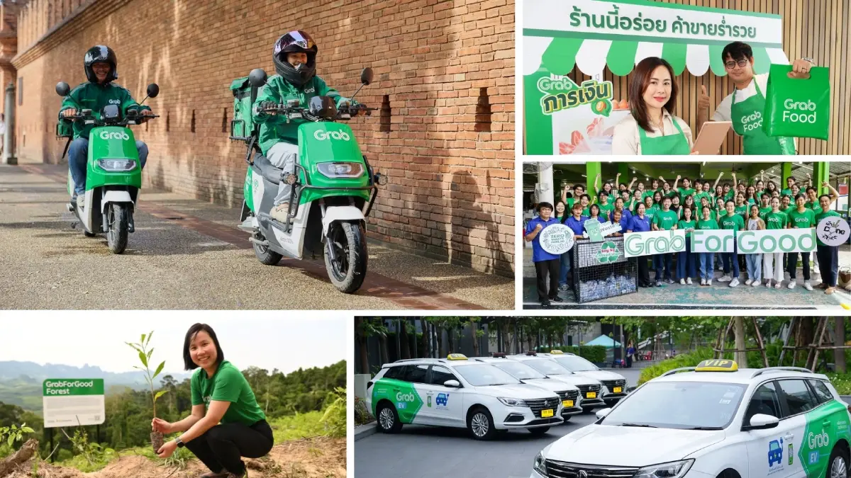 แกร็บเปิดรายงาน ESG สร้างรายได้คนขับ-ร้านค้ากว่า 4.2 แสนล้าน