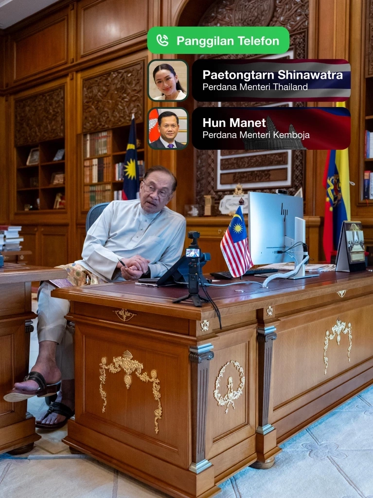 “นายกอันวาร์” ยกหู “นายกอิ๊งค์-ฮุน มาเนต” หลังคุยแต่ละคนพูดยังไง