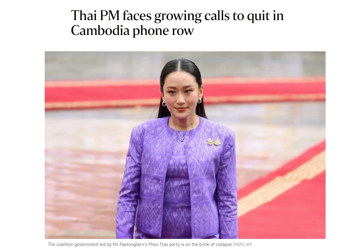 สื่อนอกชี้ "พรรคเพื่อไทย" ใกล้ล่ม การเมืองไร้เสถียรภาพ