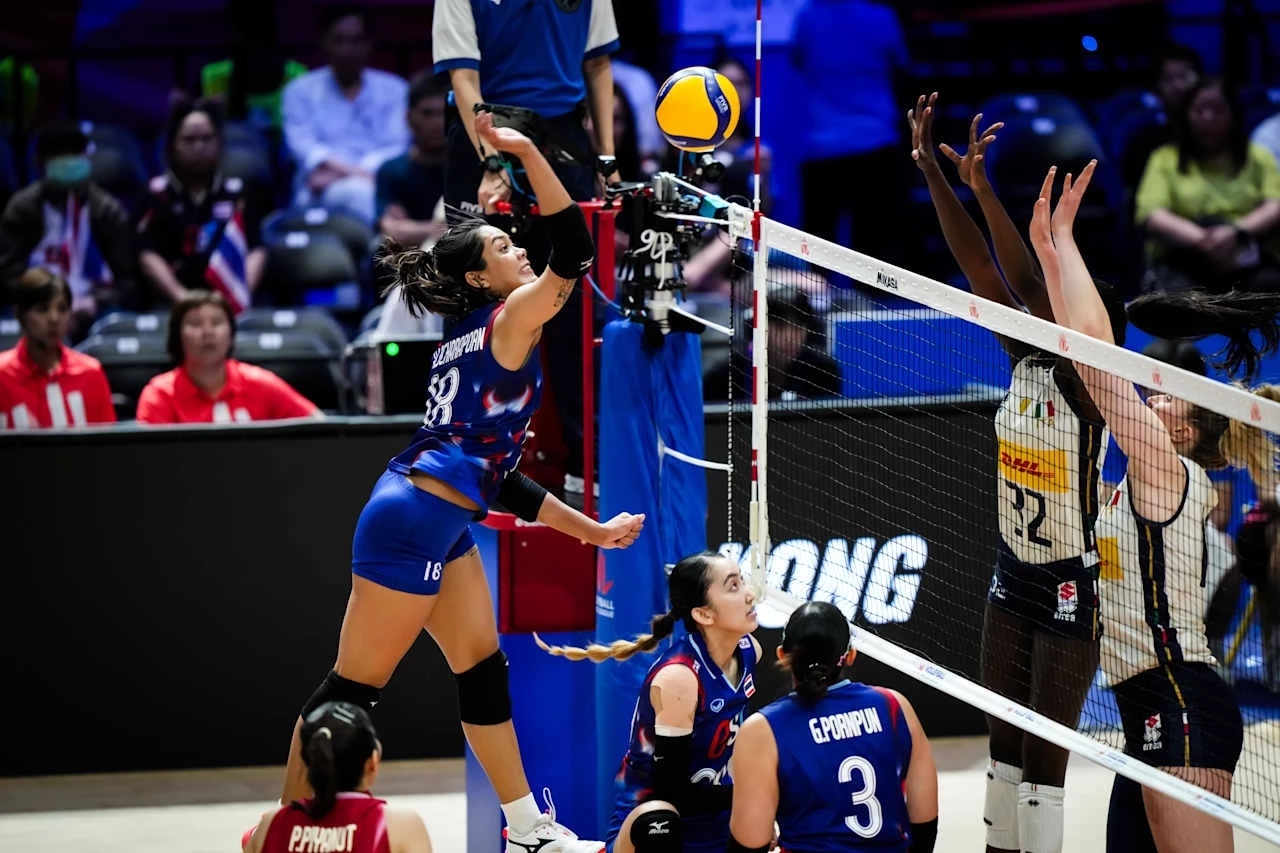 ทีมชาติไทย พบ อิตาลี ในศึกวอลเลย์บอลหญิง VNL 2025 นัดที่ 6 กลุ่ม 5
