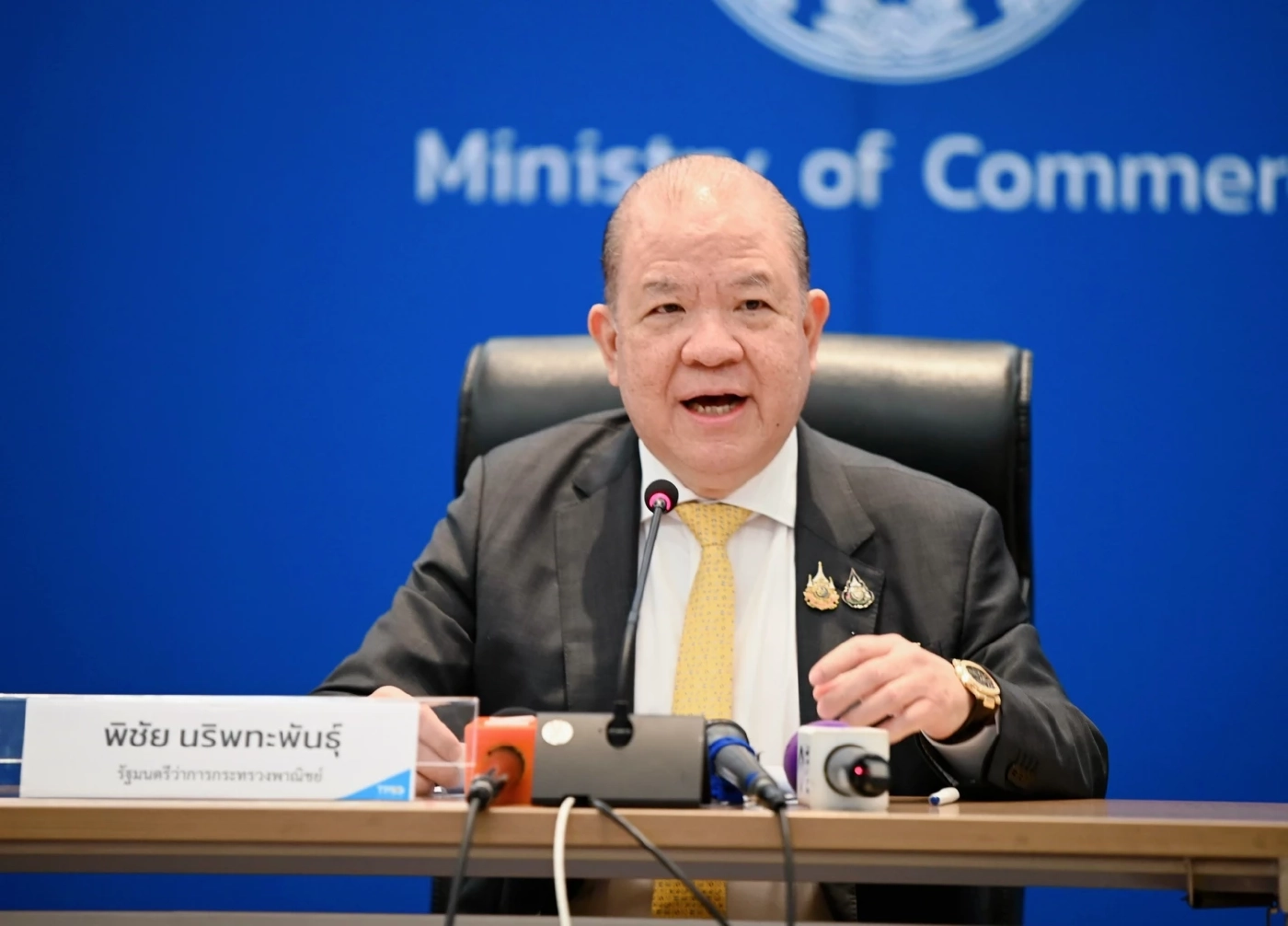 'พิชัย' ปลื้มส่งออกไทย พ.ค. โตพุ่ง 18.4% ทะลุ 1 ล้านล้านบาท