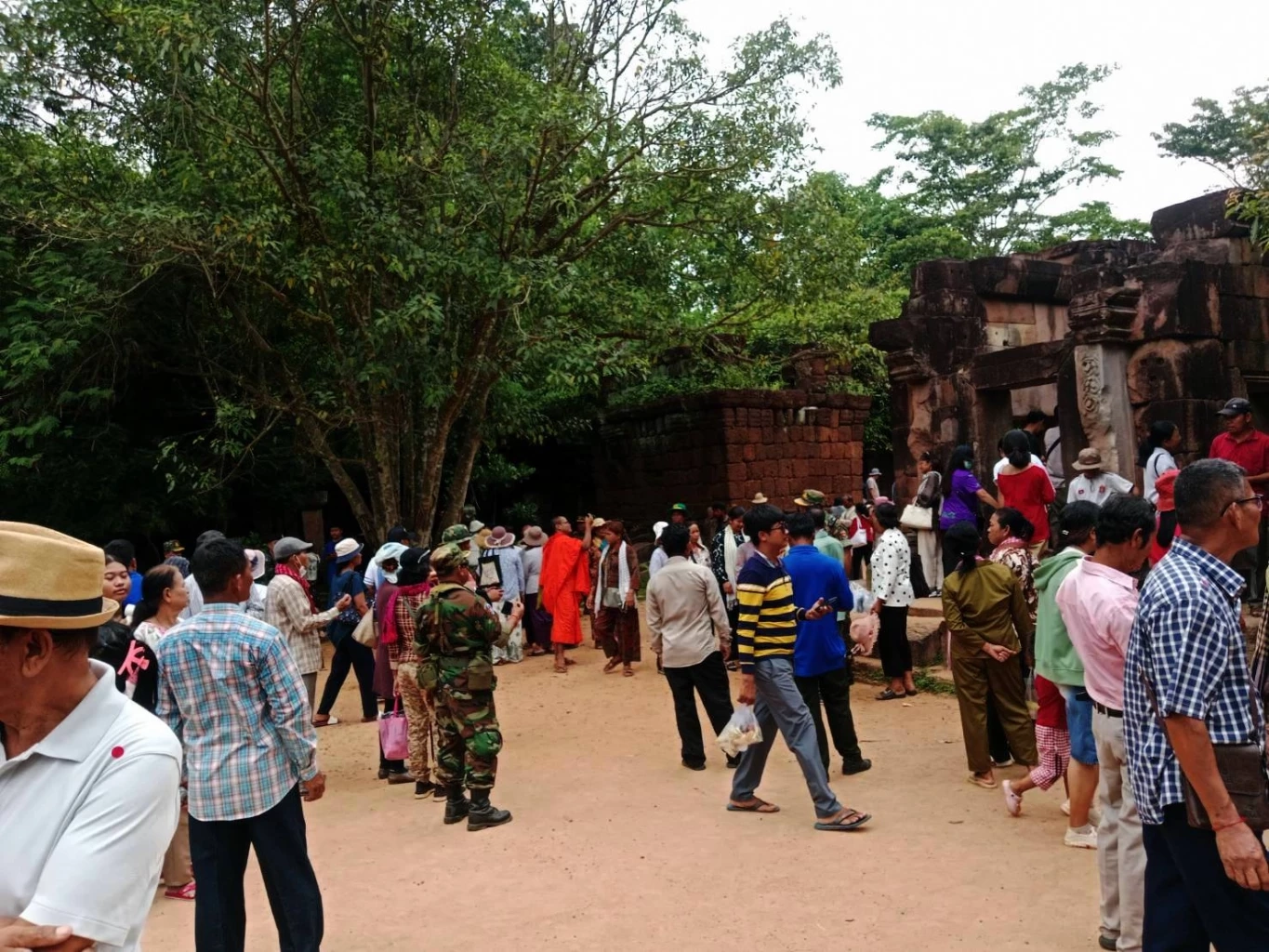 เปิดตัวเลขนักท่องเที่ยวชาว "ไทย-กัมพูชา" เที่ยว ปราสาทตาเมือนธม-ตาควาย เฉียด 7 พันคน