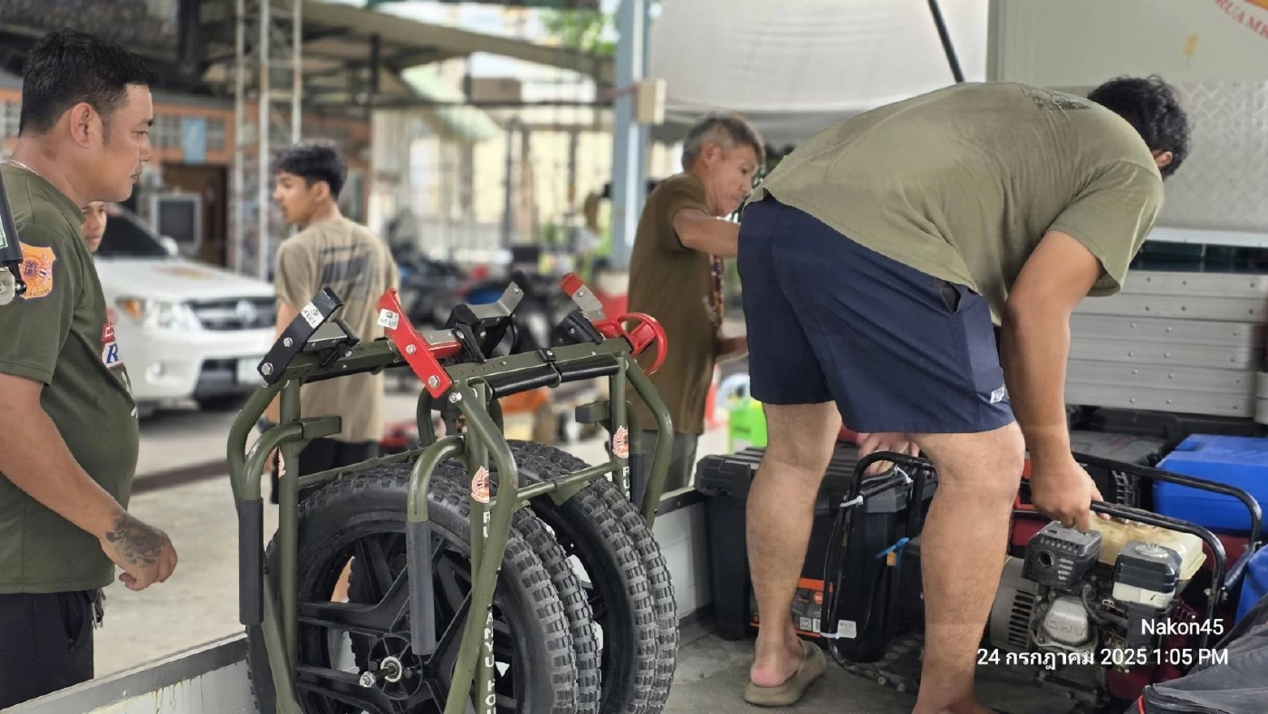 มูลนิธิร่วมกตัญญูส่งชุดปฏิบัติการ ฉุกเฉินทางการแพทย์-กู้ภัย-บรรเทาทุกข์ ช่วยชาวบ้านอุบลฯ