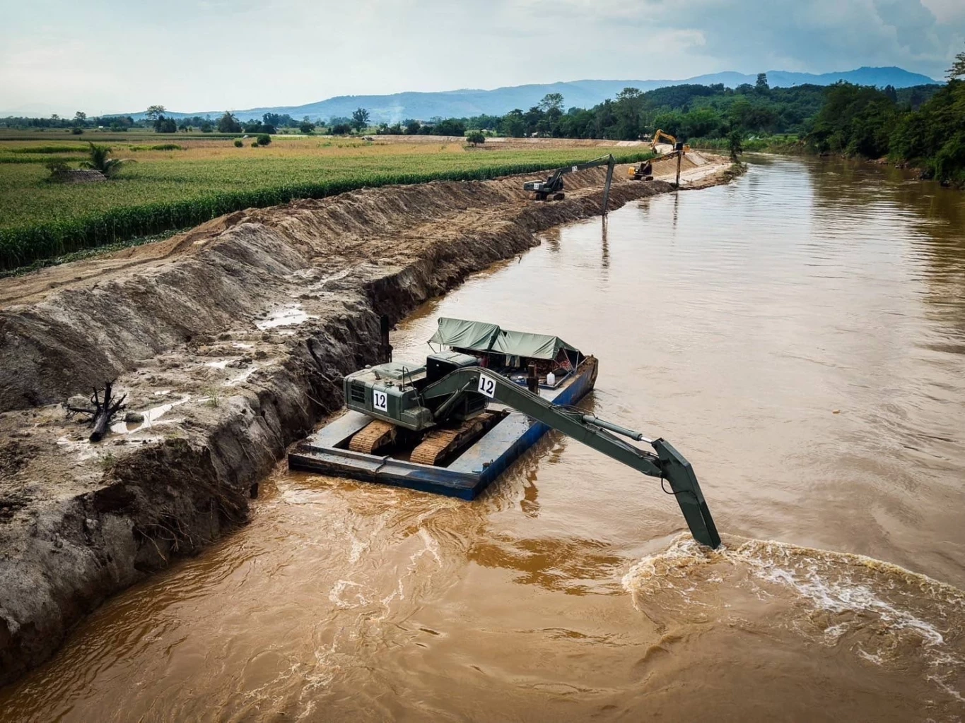 "ทบ." เร่งฟื้นฟูพื้นน้ำท่วม "ภาคเหนือ" ป้องกันน้ำหลากระยะยาว