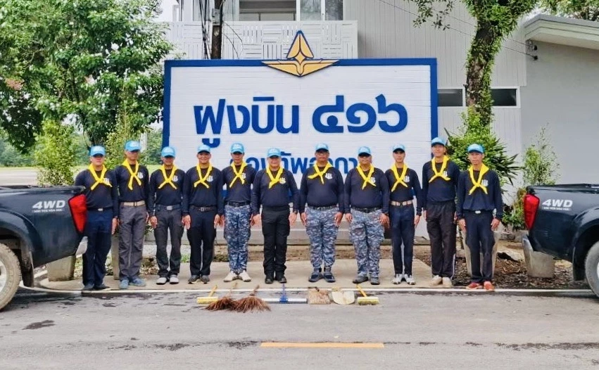 "ทัพอากาศ" ลุยฟื้นฟู "โรงเรียนบ้านแม่เปา" หลังถูกน้ำท่วมครั้งใหญ่