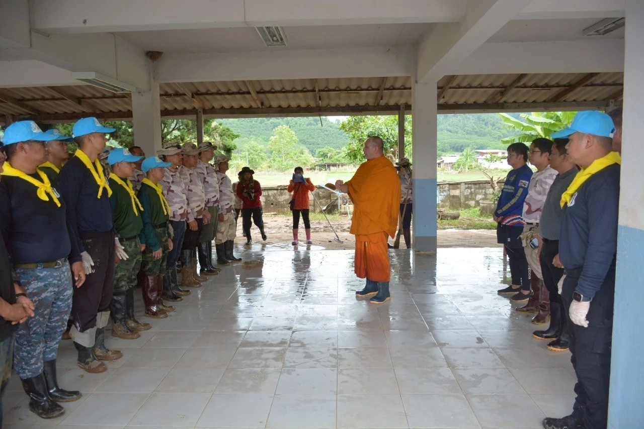 "ทัพอากาศ" ลุยฟื้นฟู "โรงเรียนบ้านแม่เปา" หลังถูกน้ำท่วมครั้งใหญ่
