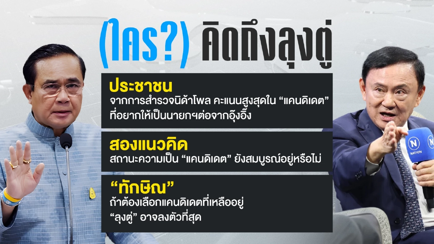 เฉลย...ใครคิดถึง “ลุงตู่” เปิดกฎหมายกลับมาเป็นนายกฯได้หรือไม่?