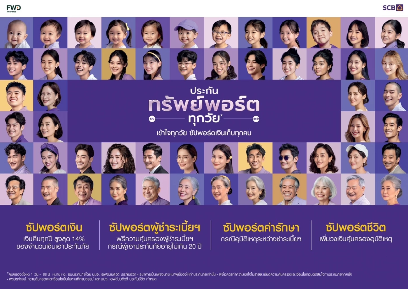 ประกันทรัพย์พอร์ตทุกวัย*