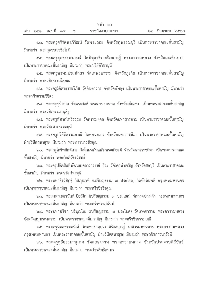 มีพระบรมราชโองการ ประกาศยกเลิกสถาปนาสมณศักดิ์พระ 81 รูป