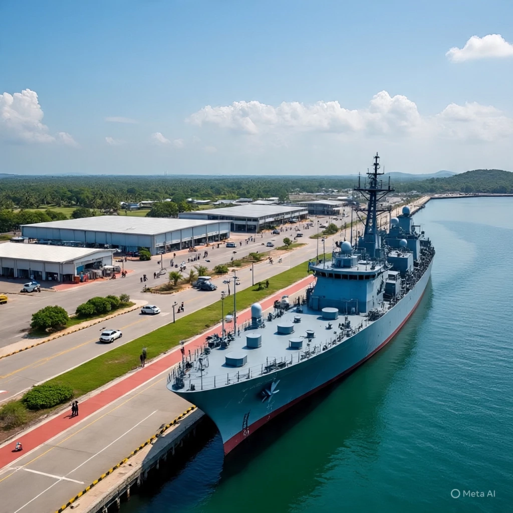 ภาพฐานทัพเรือสร้างโดย Ai