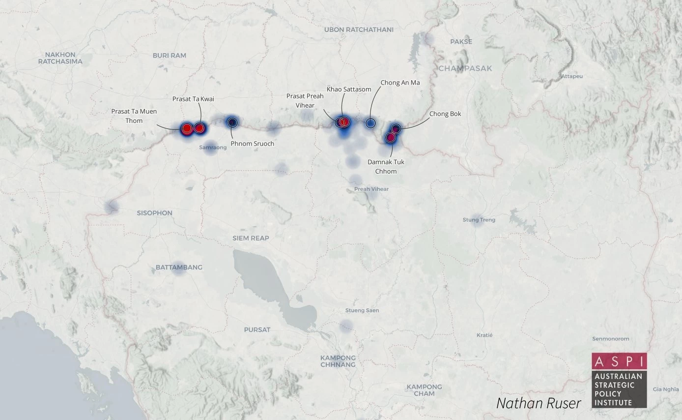 นักวิเคราะห์ดาวเทียมชี้! หลักฐานความขัดแย้งชายแดนไทย-กัมพูชา "ส่วนใหญ่" เริ่มจากฝั่งกัมพูชา