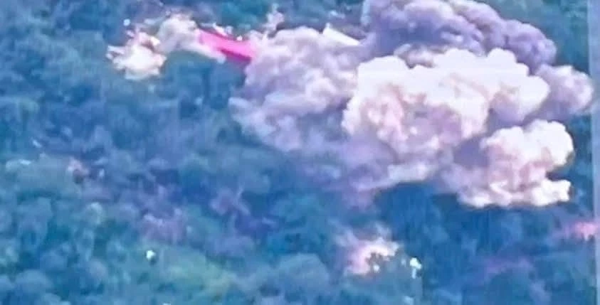 ภาพการปฏิบัติการทิ้งไข่ของเครื่องบิน F-16 เมื่อวันที่ 24 ก.ค.68