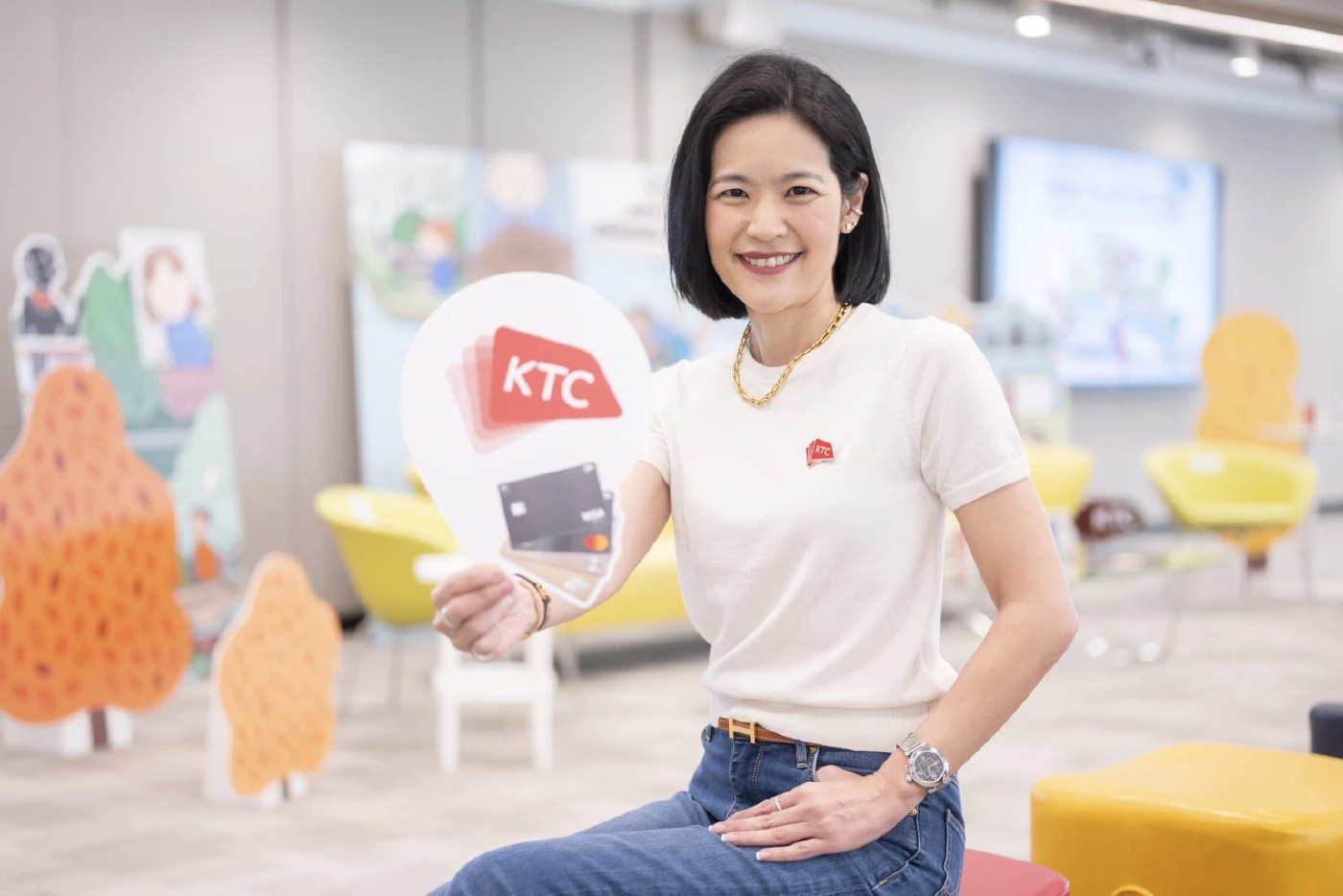 วริษฐา พัฒนรัชต์ ผู้บริหารสูงสุด ฝ่ายการตลาดบัตรเครดิต “เคทีซี” หรือ บริษัท บัตรกรุงไทย จำกัด (มหาชน)