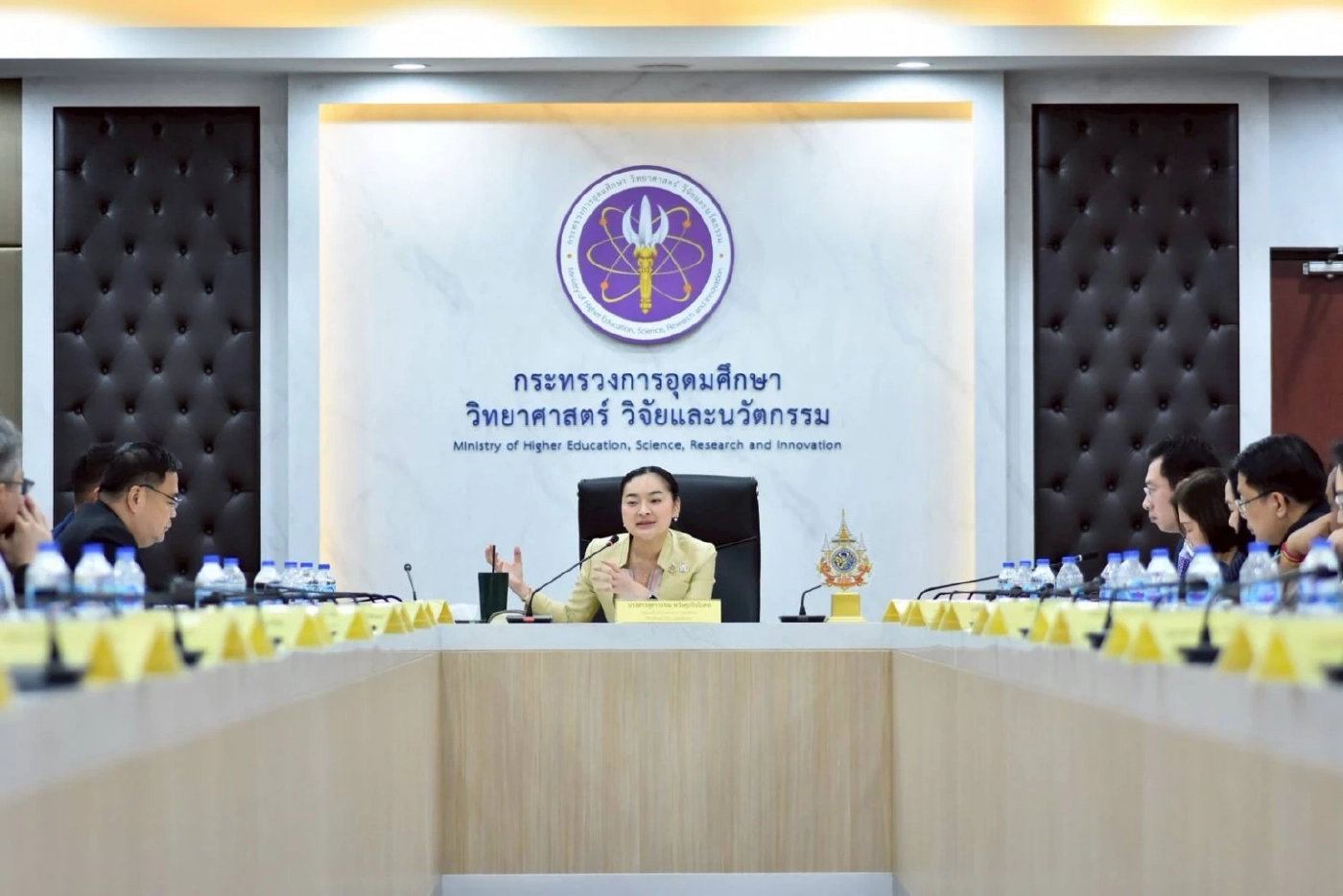 \"สุดาวรรณ\" เข้ากระทรวง อว.วันแรก มอบนโยบายให้ข้าราชการ