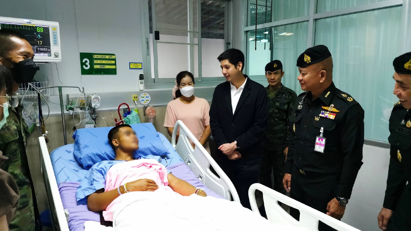 GULF มอบเงิน 1.2 ล้าน ช่วยเหลือทหารเหยียบกับระเบิด