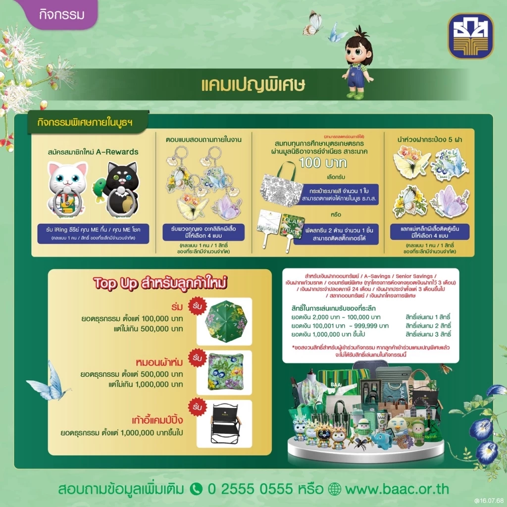 ธ.ก.ส. ชวนฝากสลากออมทรัพย์ ธ.ก.ส. ชุดมังกรหยก ลุ้นจุ่ม Art Toy