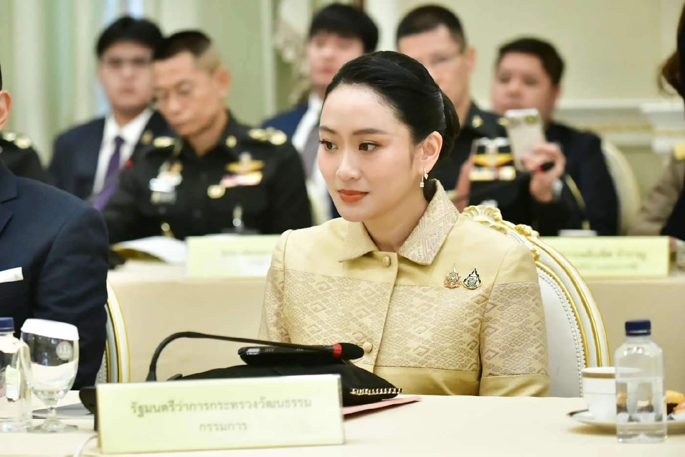 น.ส.แพทองธาร ชินวัตร นายกรัฐมนตรี และ รมว.วัฒนธรรม