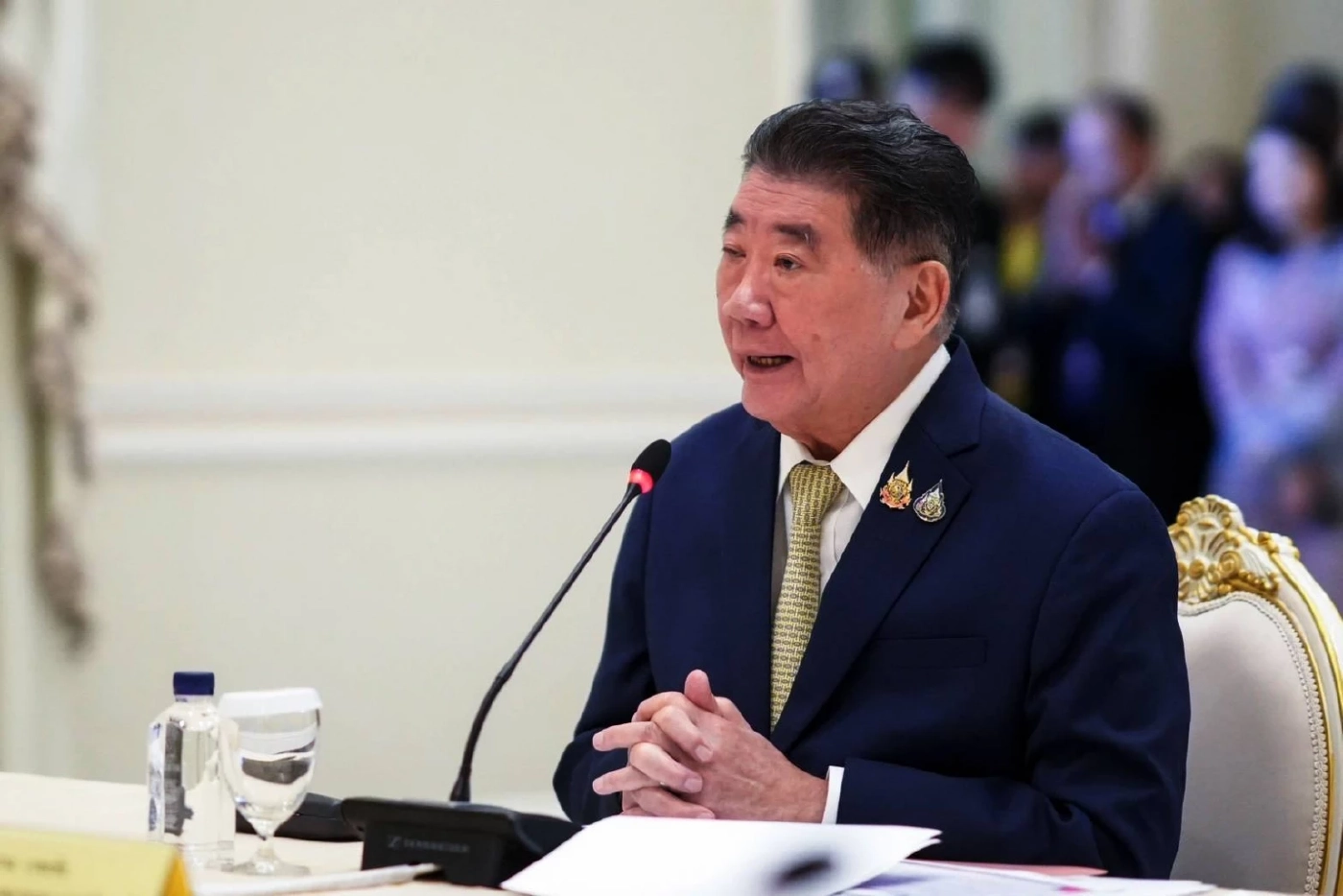 \"นายกฯอิ๊งค์\" ยิ้มแย้มเข้าทำเนียบฯ ประชุม จัดงานเฉลิมพระเกียรติ