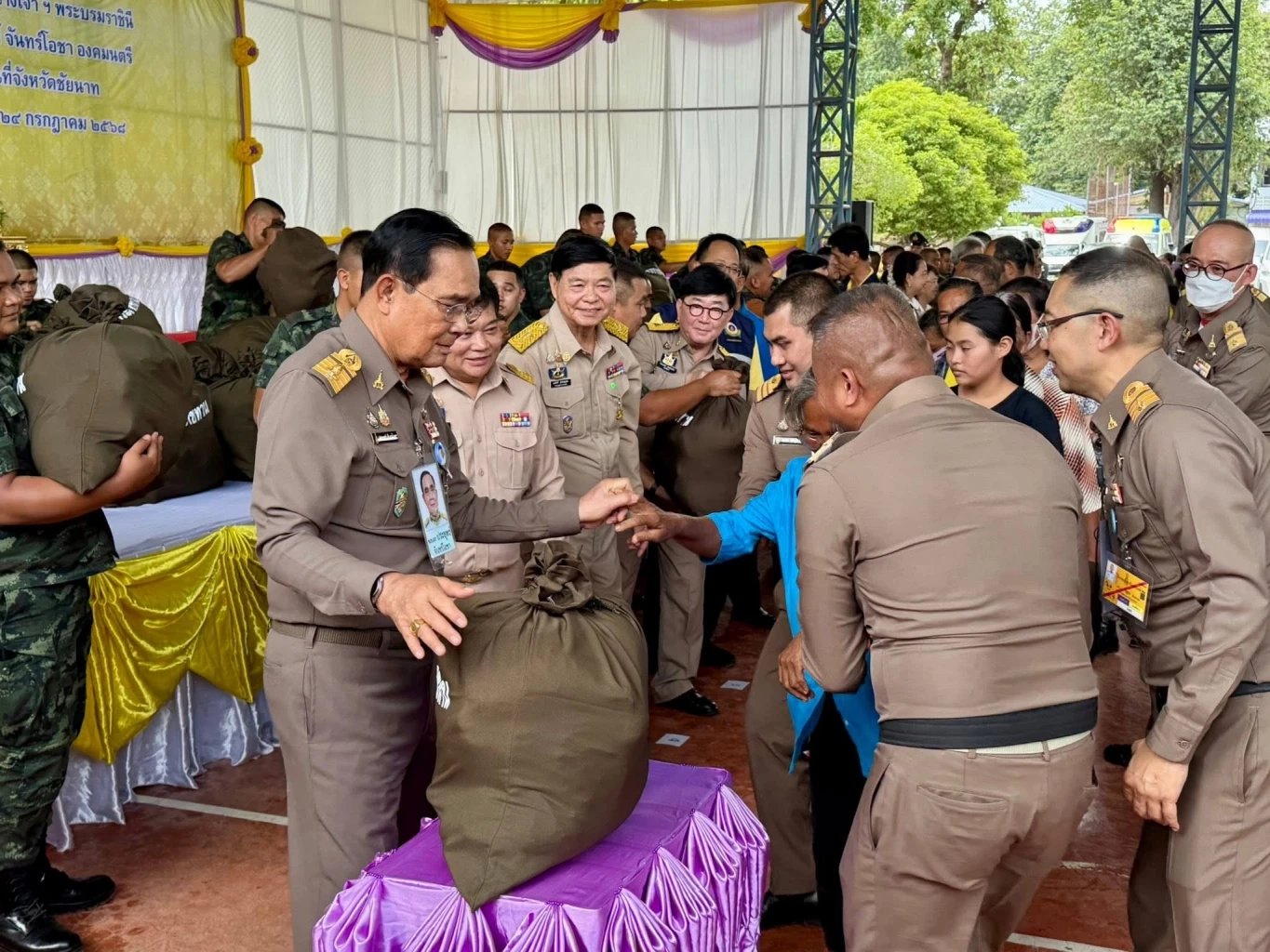 ”โกศลวัฒน์“นำคณะร่วมโครงการสืบสานพระราชปณิธาน กับองคมนตรี