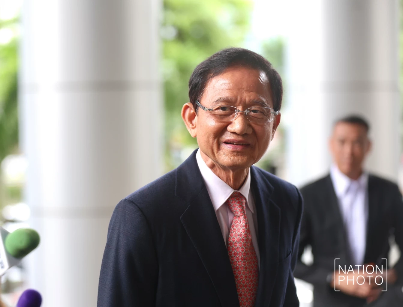 "ทักษิณ" ยังหลบสื่อ เข้าฟังสืบพยานโจทก์คดี 112 วันที่สอง ด้าน "ทนายวิญญัติ" เผยหลังสืบพยานวันแรกคุยกันแค่เรื่องคดีความ