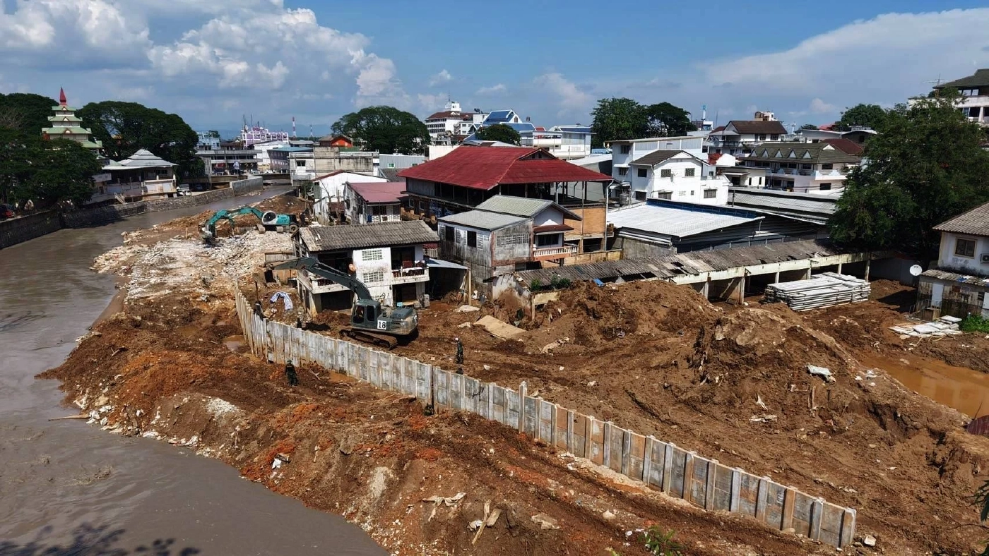 "ทบ." เร่งฟื้นฟูพื้นน้ำท่วม "ภาคเหนือ" ป้องกันน้ำหลากระยะยาว