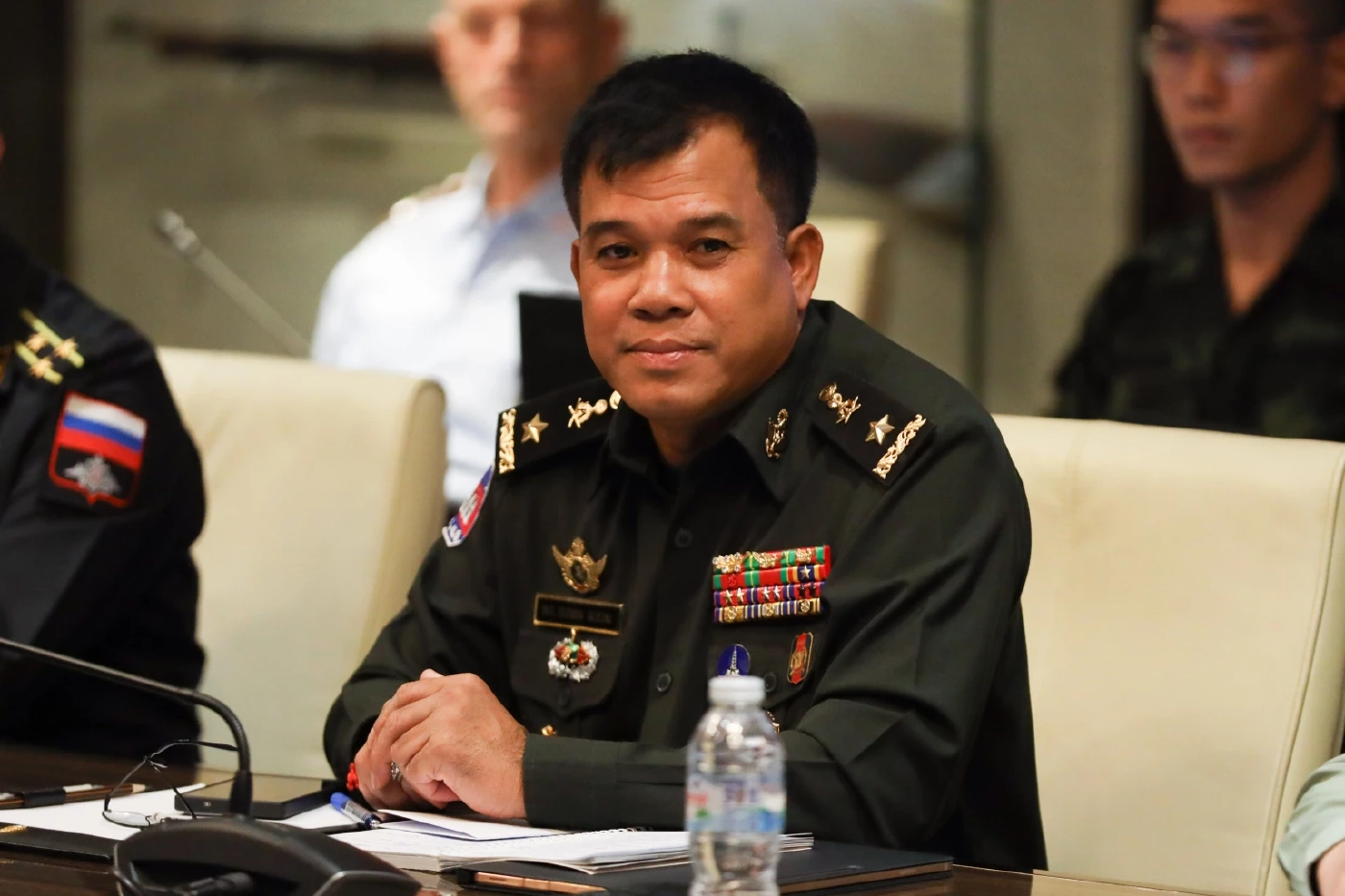 พลจัตวา ฮอม คิม ผู้ช่วยทูตทหารกัมพูชา 