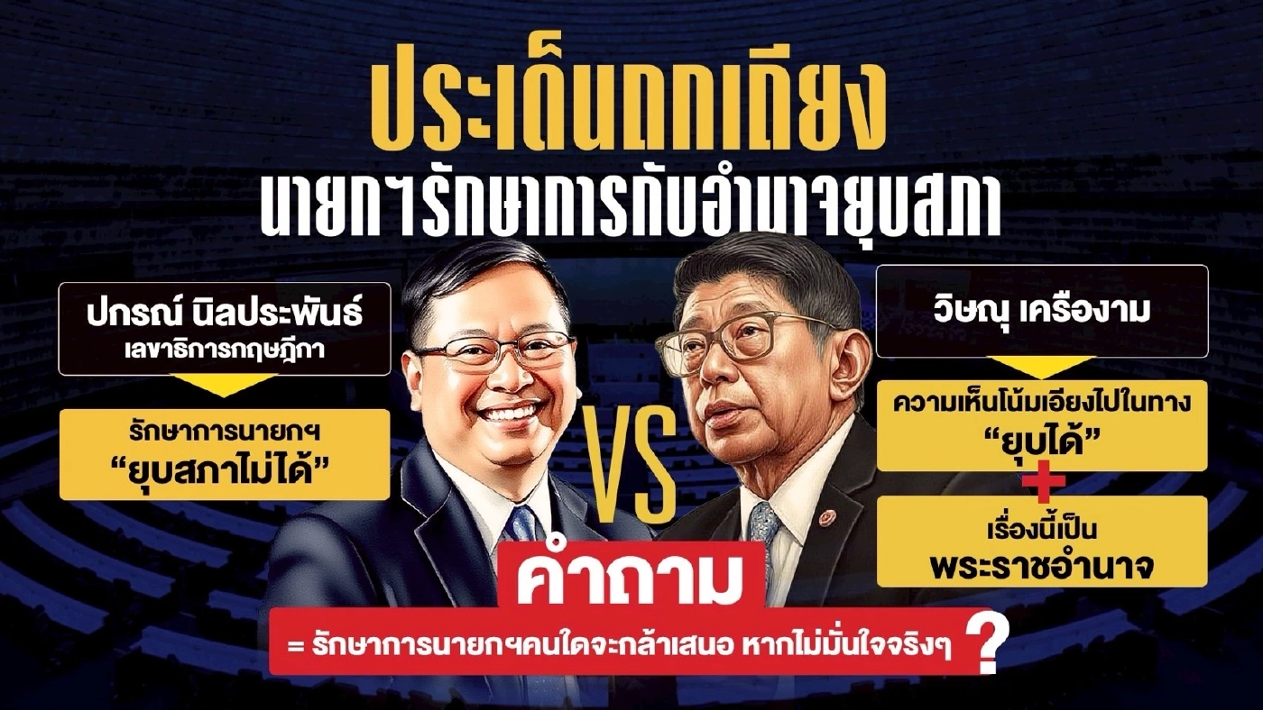 นี่แหละเมืองไทย ยุบสภาอำนาจใครยังเถียงกัน ใครได้ประโยชน์?