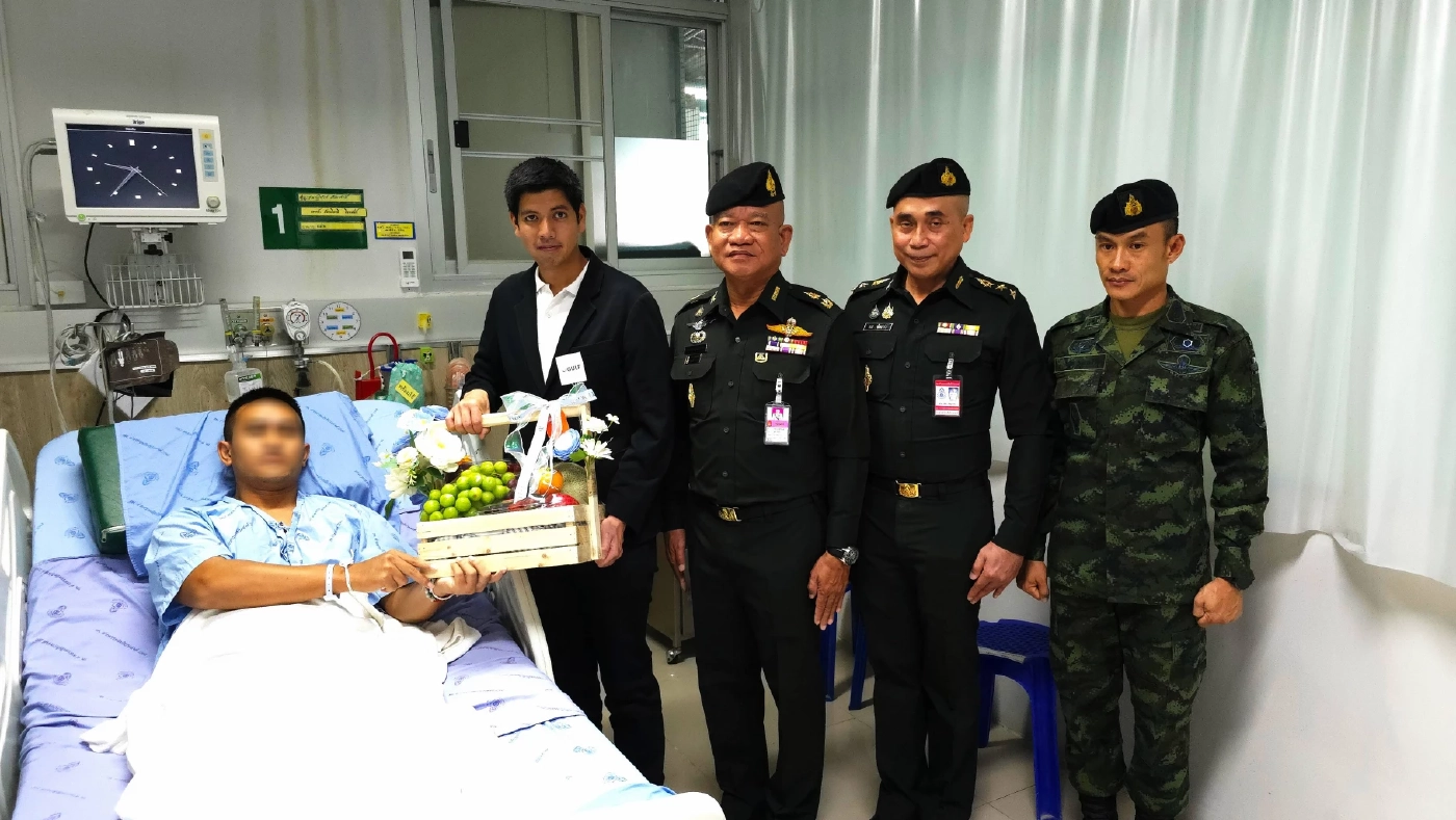 GULF มอบเงิน 1.2 ล้าน ช่วยเหลือทหารเหยียบกับระเบิด