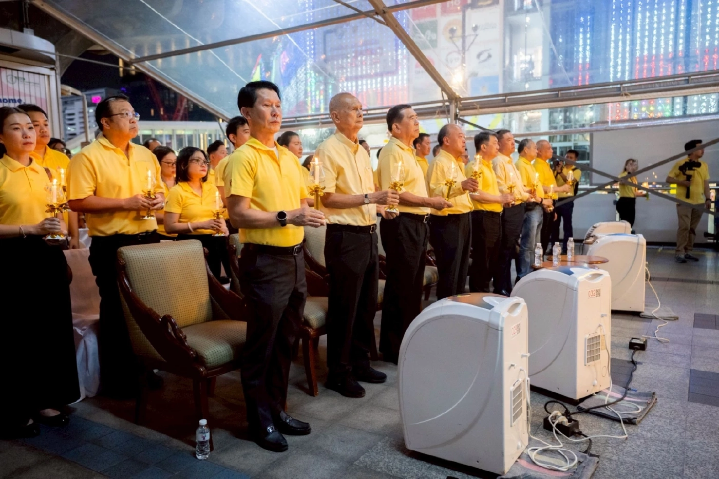 กลุ่มบริษัทบีทีเอส จัดพิธีลงนามถวายพระพร-จุดเทียนถวายพระพรชัยมงคล พระบาทสมเด็จพระเจ้าอยู่หัว 