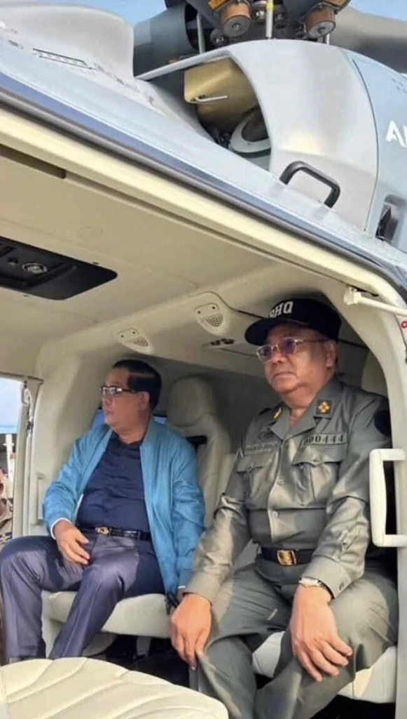 พล.อ.ฮิงบุนเฮียง ทำหน้าที่องครักษ์ฮุนเซน