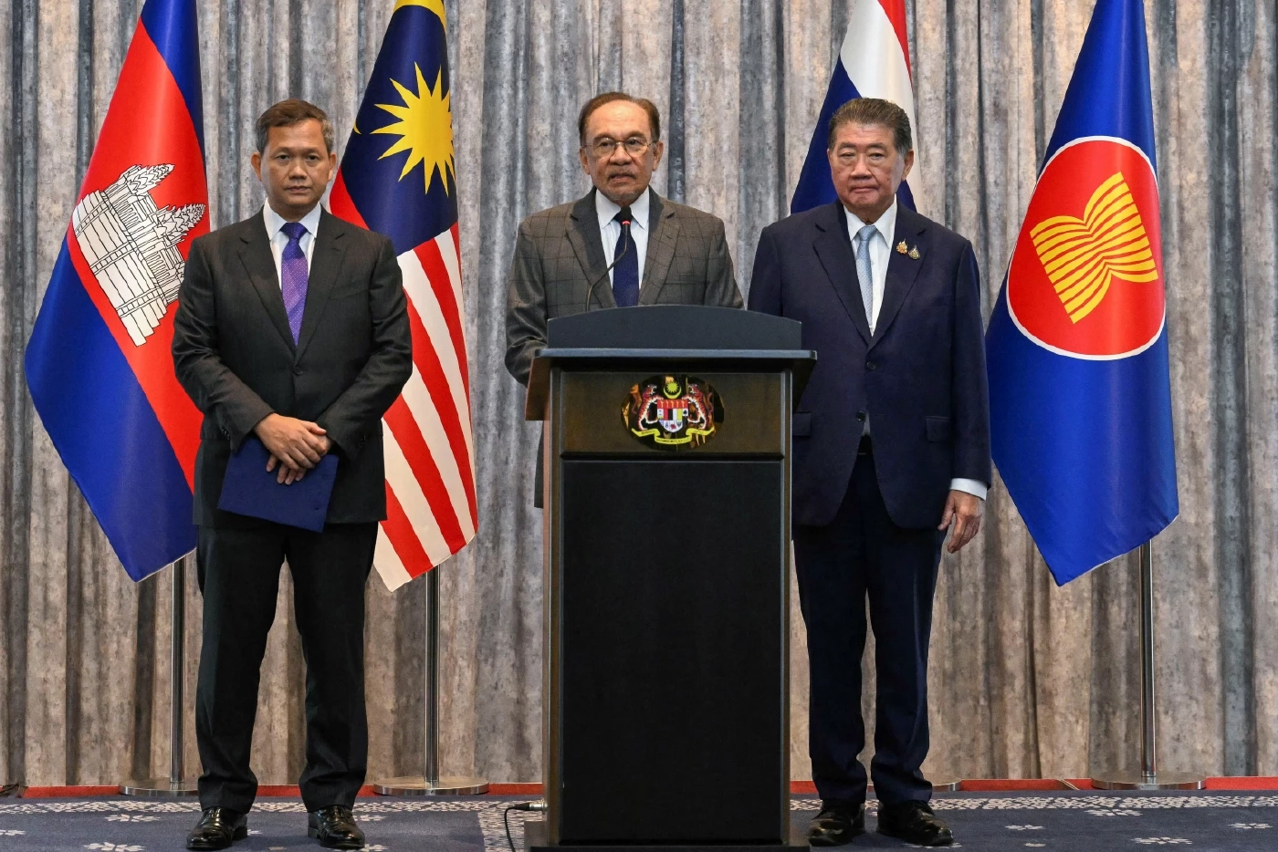 เปิดคำแถลงหยุดยิงของ ผู้นำ 3 ประเทศ มาเลเซีย ไทย กัมพูชา