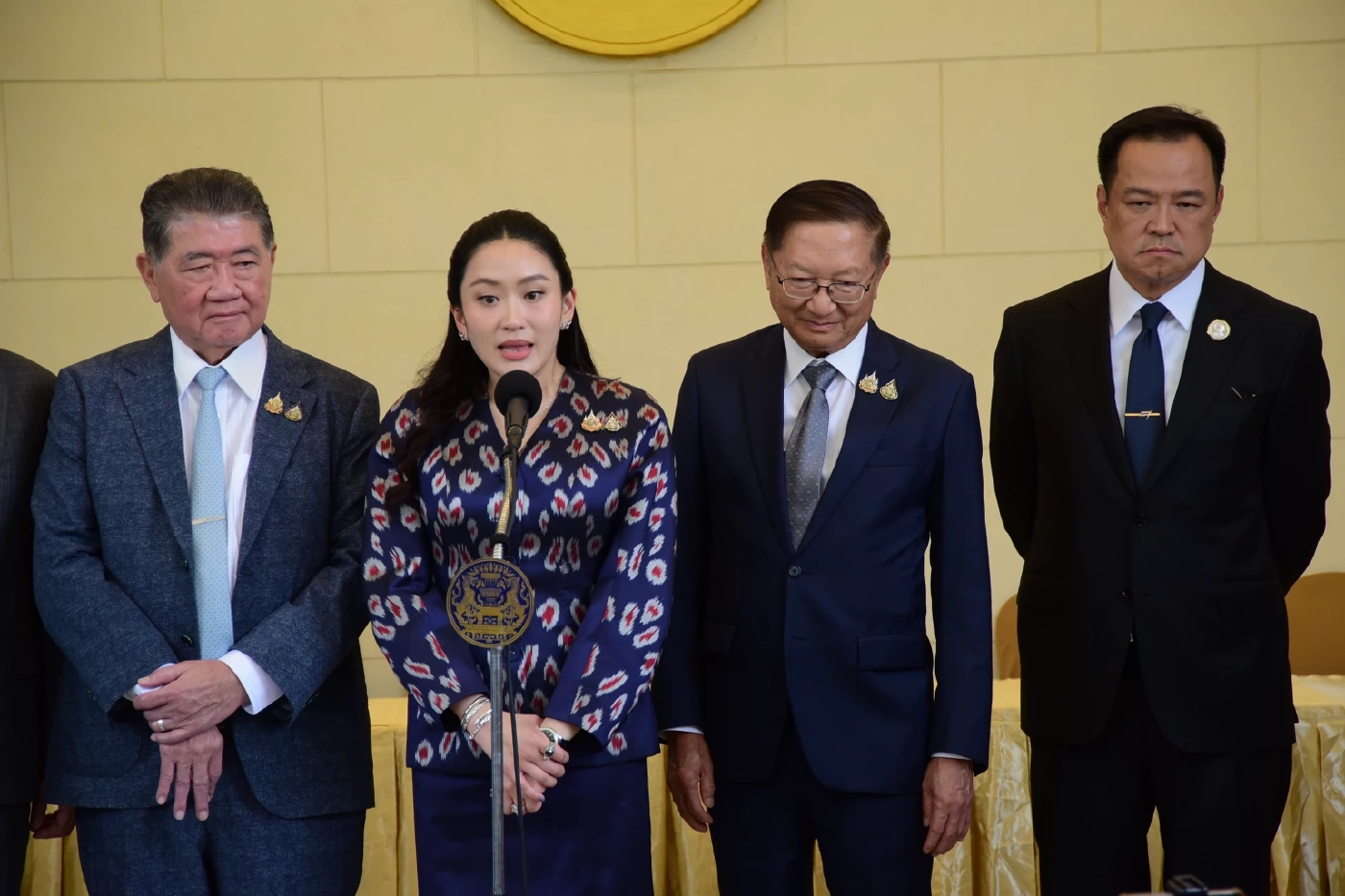 น.ส.แพทองธาร แถลงปมคลิปเสียงคุยฮุนเซน