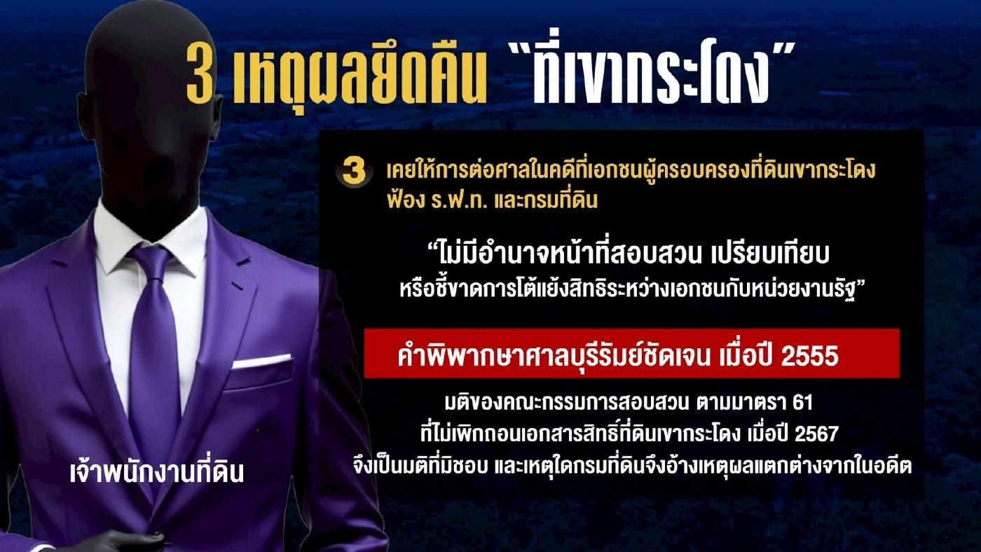 เปิดช่อง “ทุบกล่องดวงใจ" ภูมิใจไทย ยึดคืนเขากระโดง