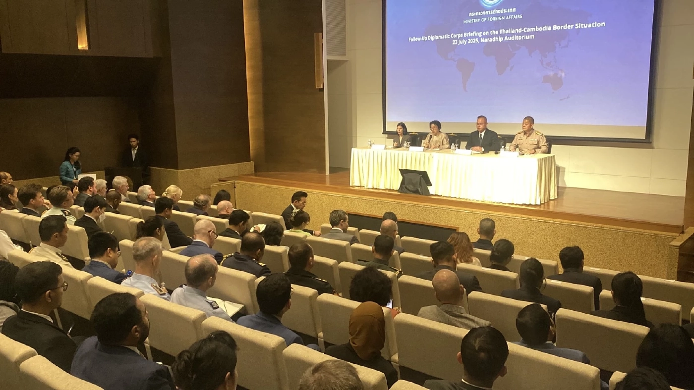 กต.เชิญทูต ตปท.ประจำไทยชี้แจงสถานการณ์ชายแดนไทย-กัมพูชา