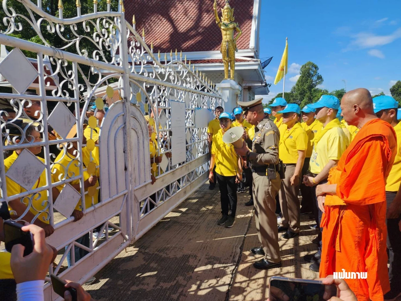 ศาลพิพากษาจำคุก 3 แกนนำป่วนปิด "วัดหลวงพ่อเงิน" บางคลาน