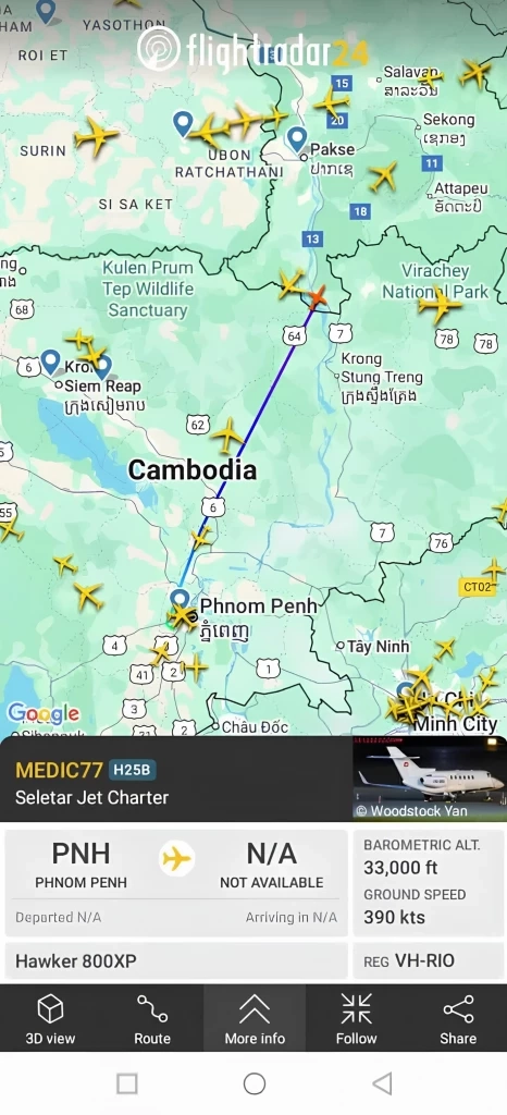 ด่วน! “ฮุนเซน” นั่งเครื่องบินไปจีน หลังกัมพูชา เปิดฉากโจมตีไทย