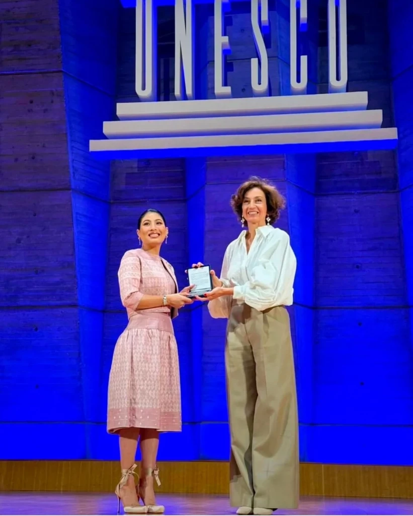 UNESCO เชิดชูพระเกียรติ เจ้าฟ้าสิริวัณณวรีฯ ถวายเหรียญสดุดี พระกรณียกิจด้านการสงวนรักษามรดกวัฒนธรรม